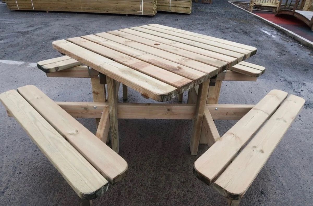 Square Picnic Table