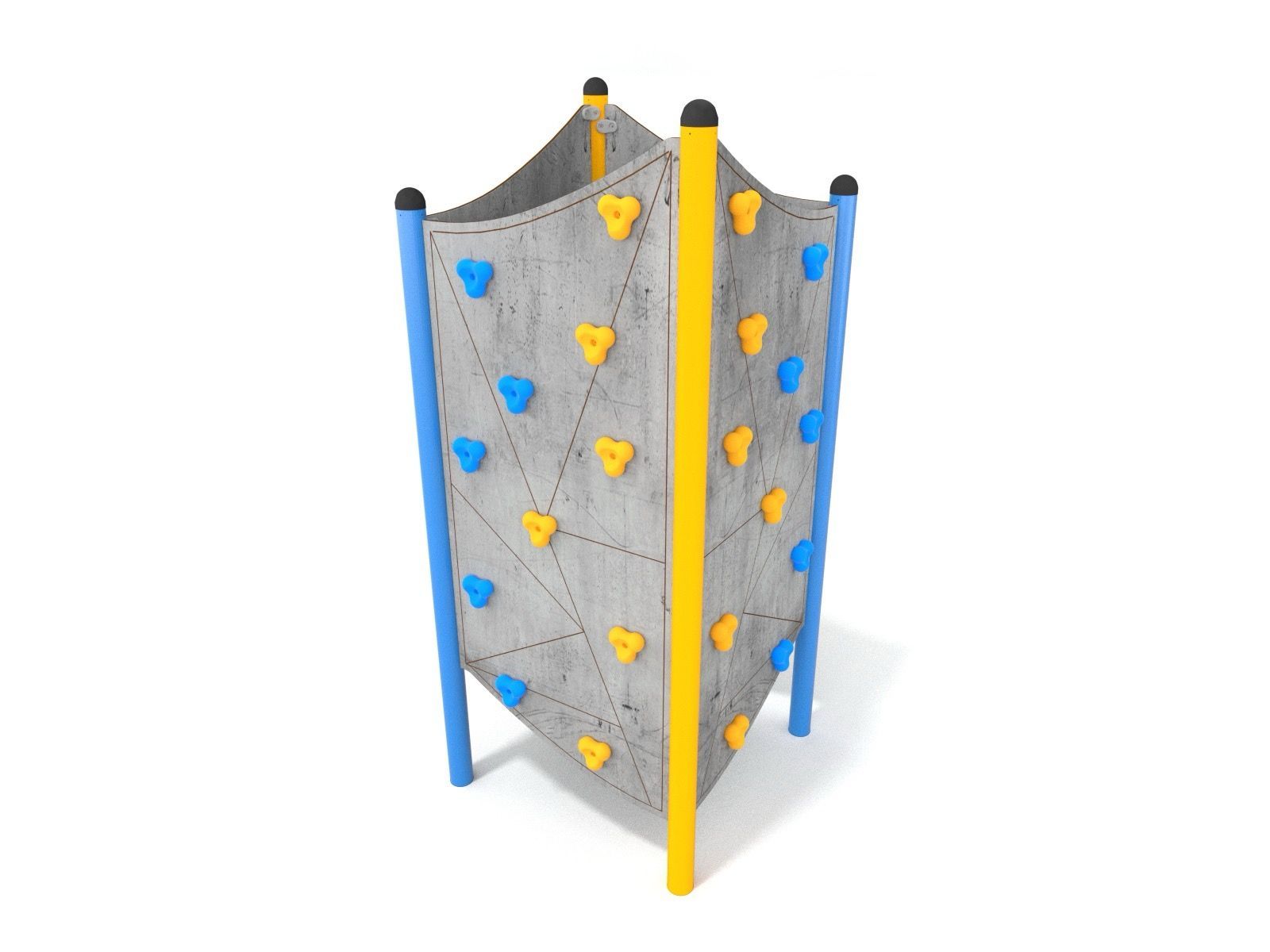 Playground climbing wall