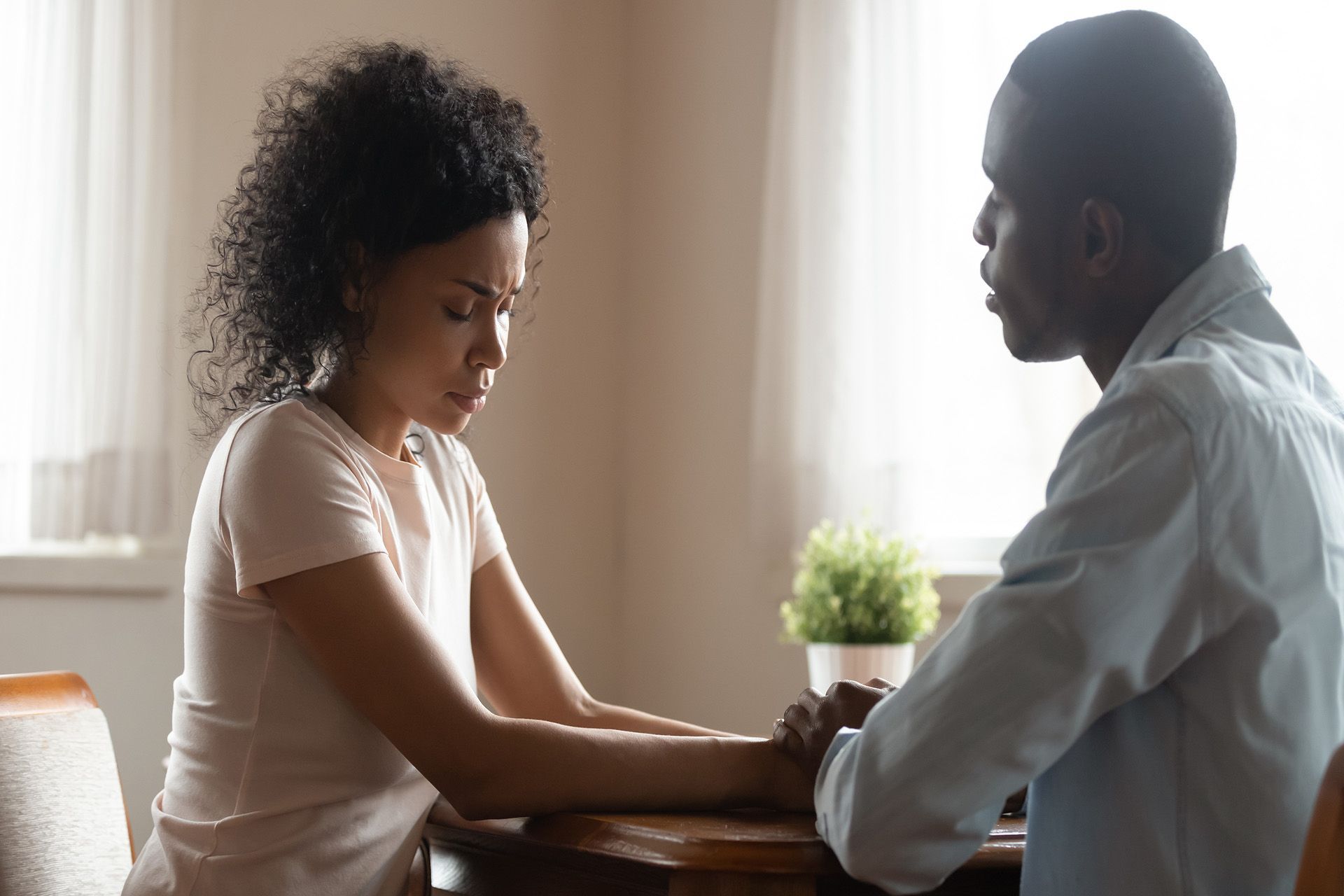 one person listening to another can help relieve depression