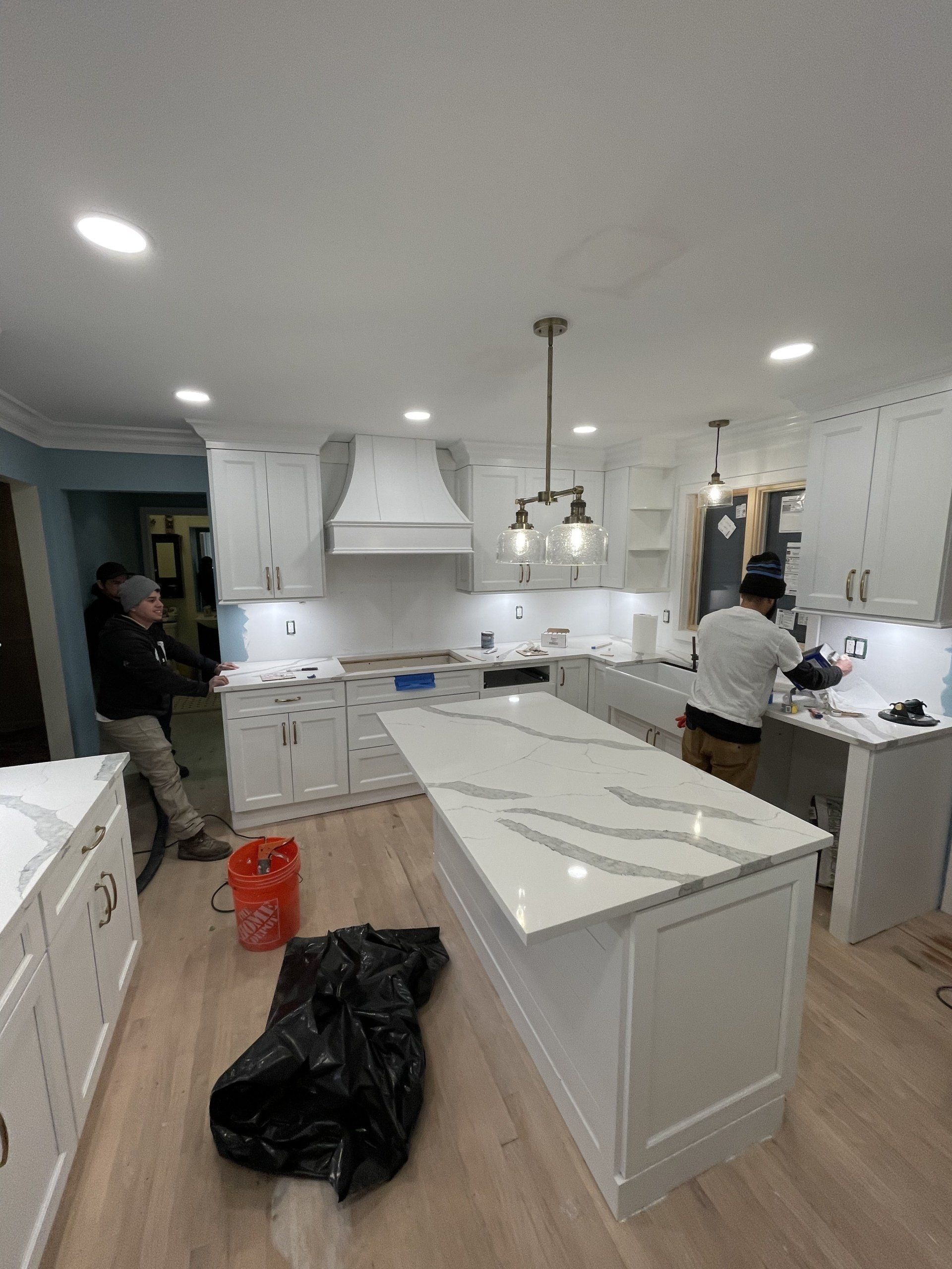 Contemporary Transitional Kitchen Remodel by Brothers Granite & Marble project photo 2