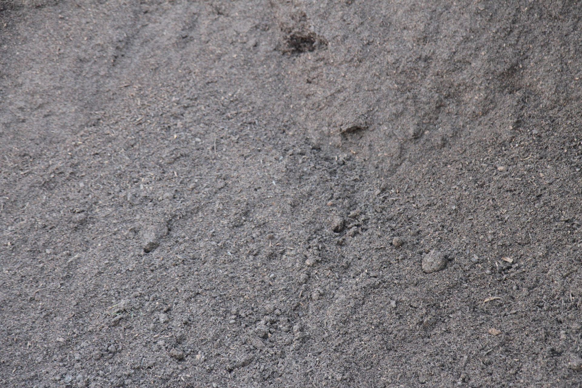 A close up of a pile of gravel on the ground.