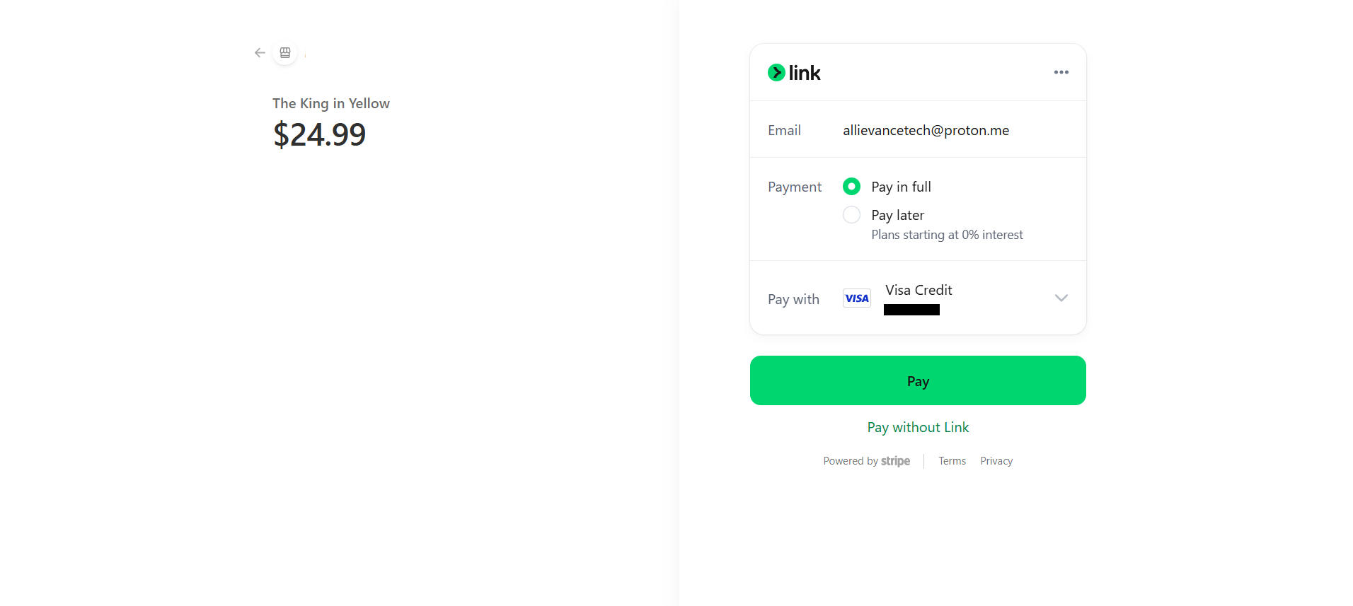 librepress checkout
