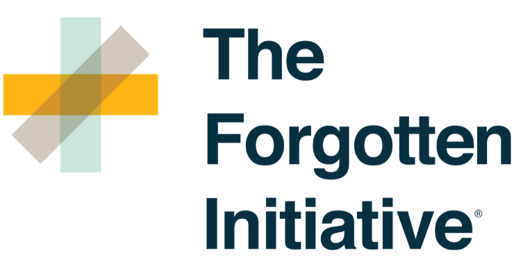 A logo for the forgotten initiative with a yellow cross.