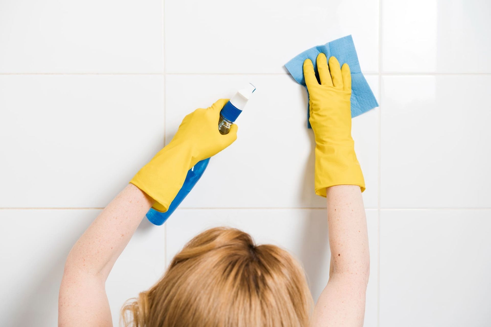 shower grout cleaning