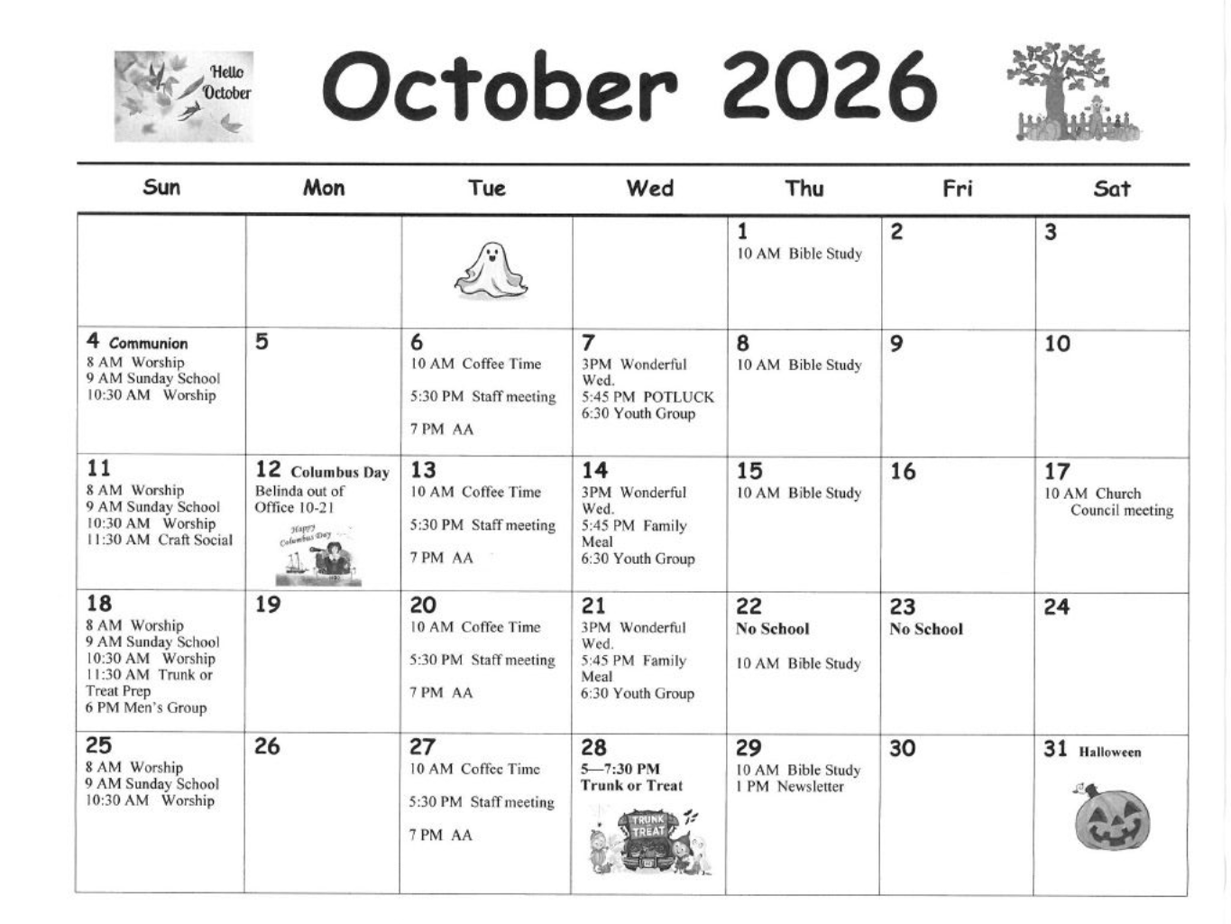 Events Calendar