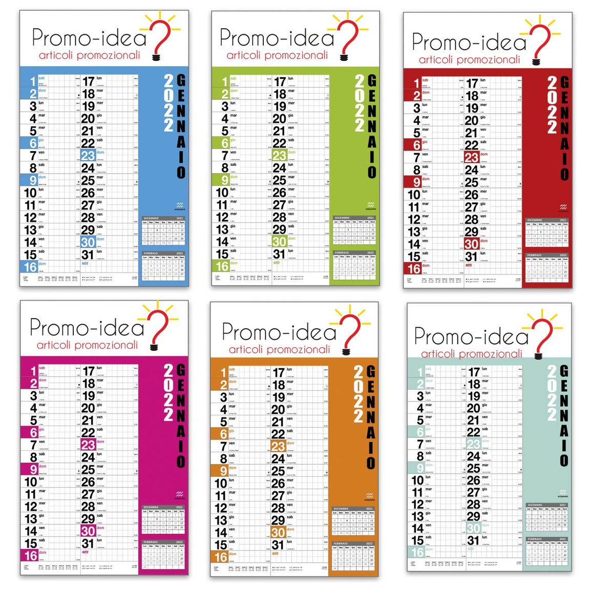 calendari stampati