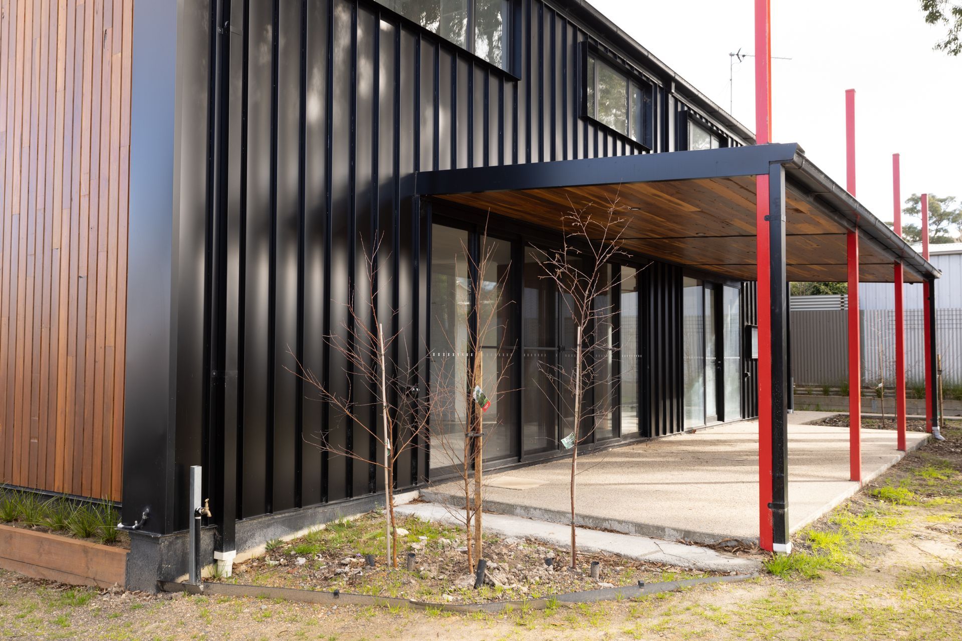 Standing seam cladding