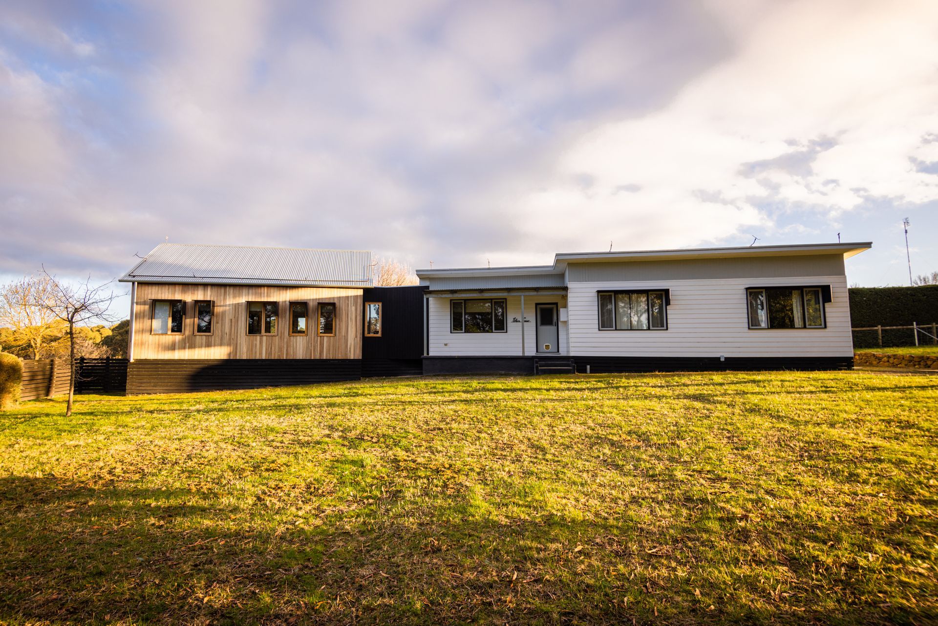 Timber-clad home extension