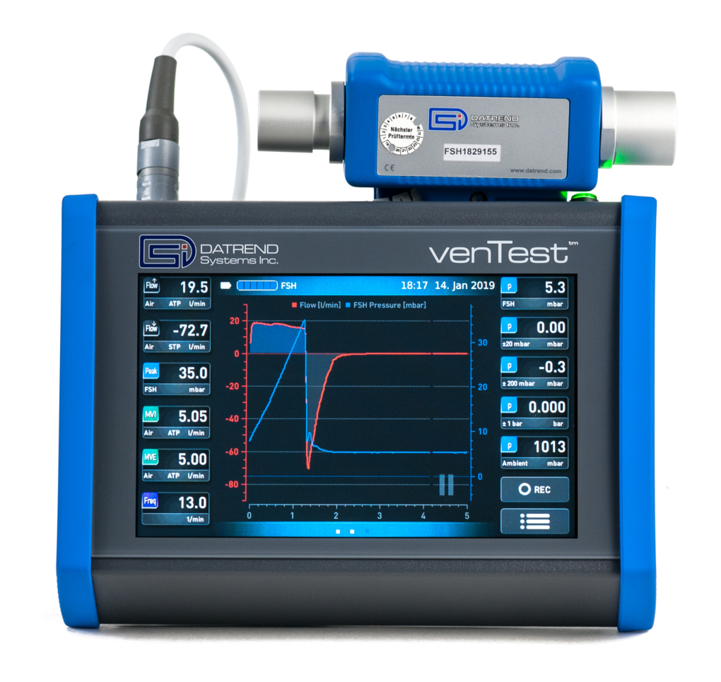 datrend ventest Ventilator Tester and Gas Flow Meter