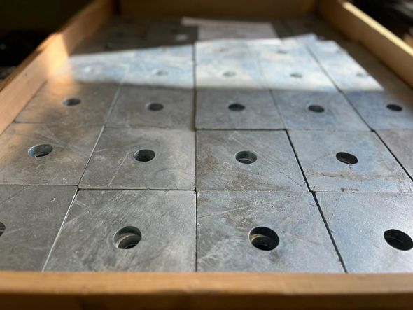 Lots of Large Square Plate Washers