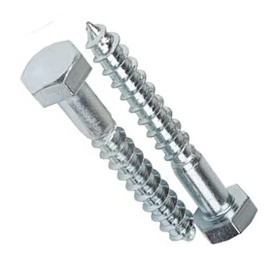 Picture of hex head coach screws