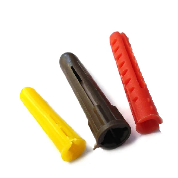 selection of plastic wall plugs photo