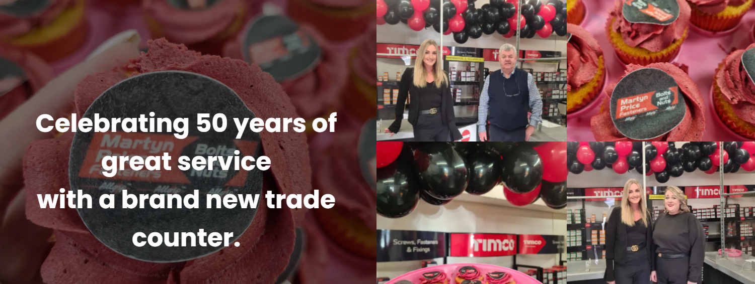 Celebrating 50 years of great service with a brand new trade counter