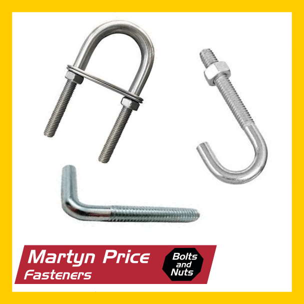 A picture of bolts and nuts from martyn price fasteners