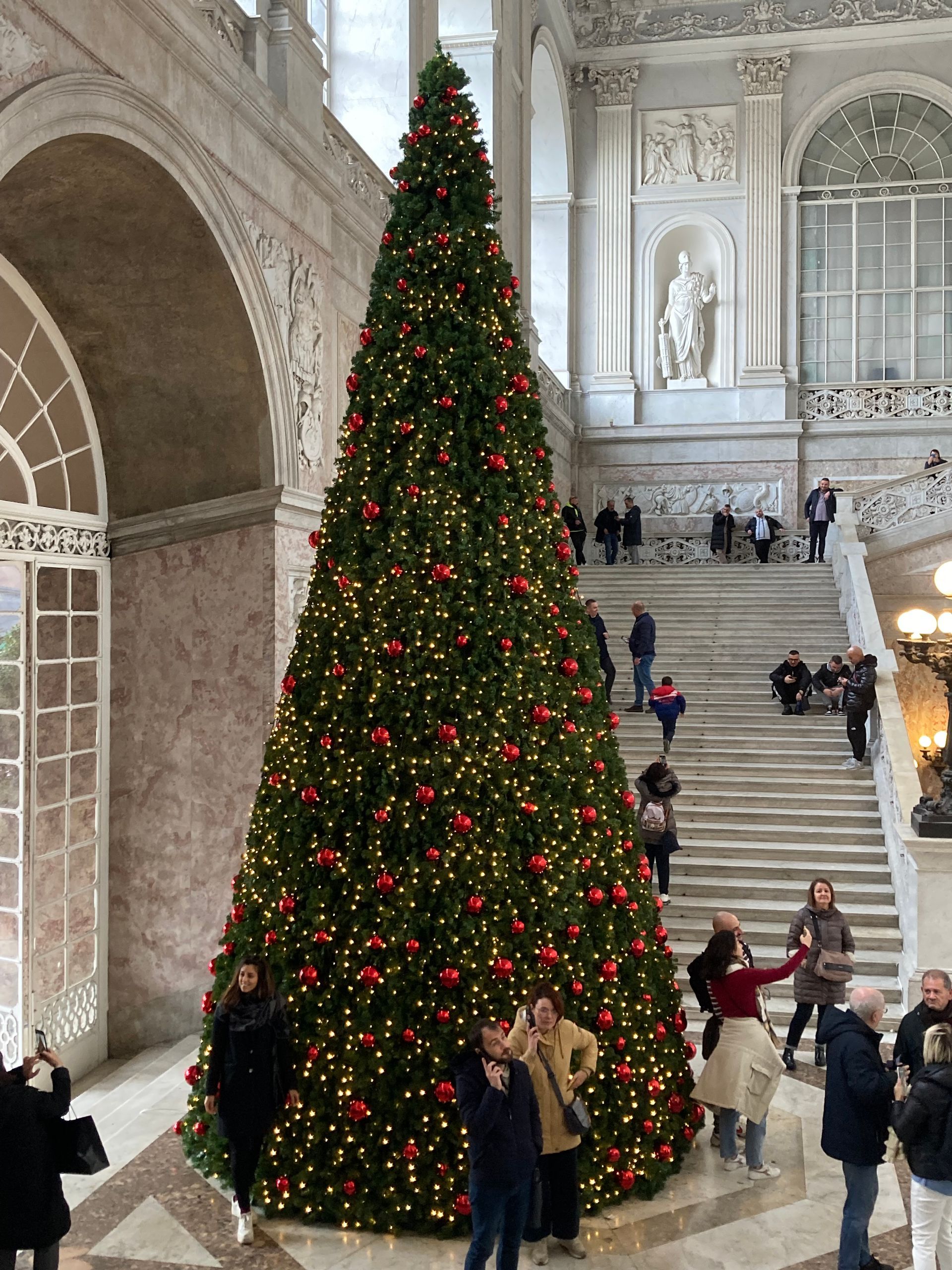 Albero gigante ecologico di Natale