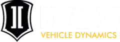 Black shield logo with white “II” and yellow “VEHICLE DYNAMICS” text