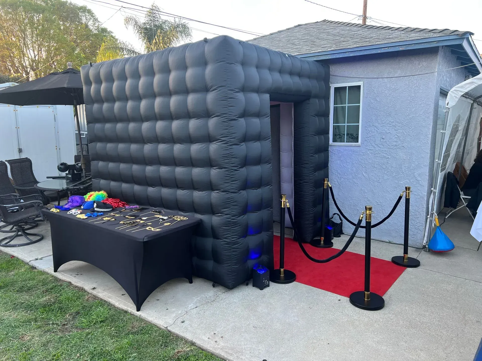Black Enclosed Photo Booth