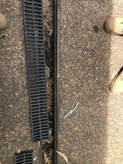 small drainage way