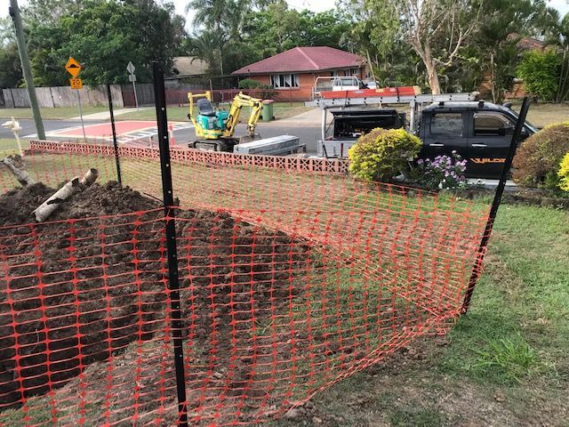 dug grass lawn