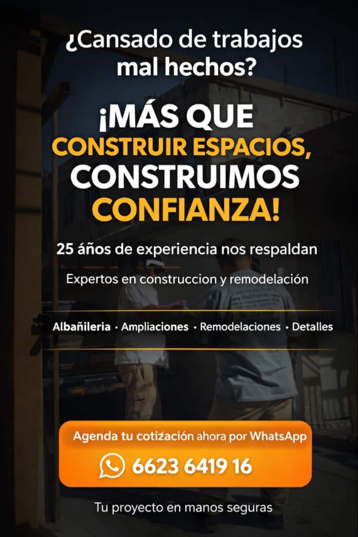 Detalles de obra civil y estructura en proceso