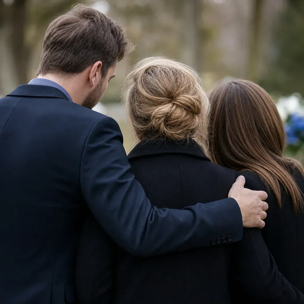 compassionate support during a funeral service in Rothschild, WI