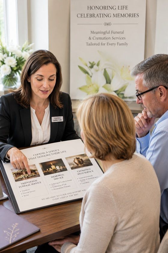 funeral director guidance for choosing a service format