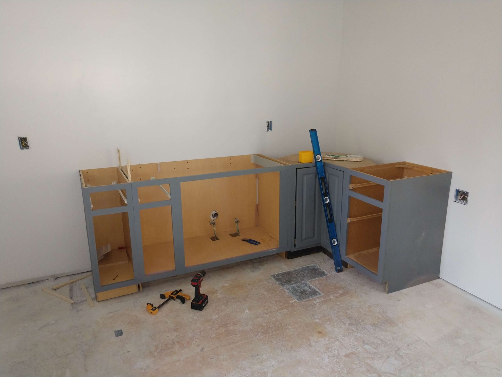 Kitchen cabinet refurbishing