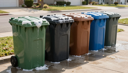 Trash Can Cleaning