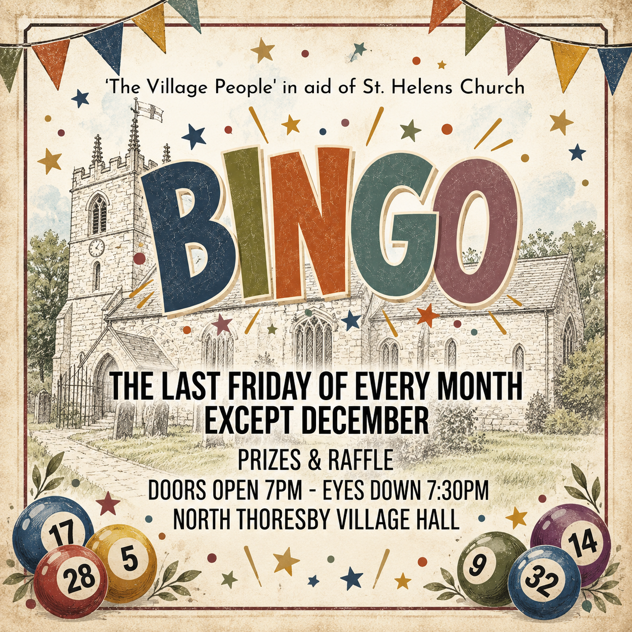 Monthly Bingo