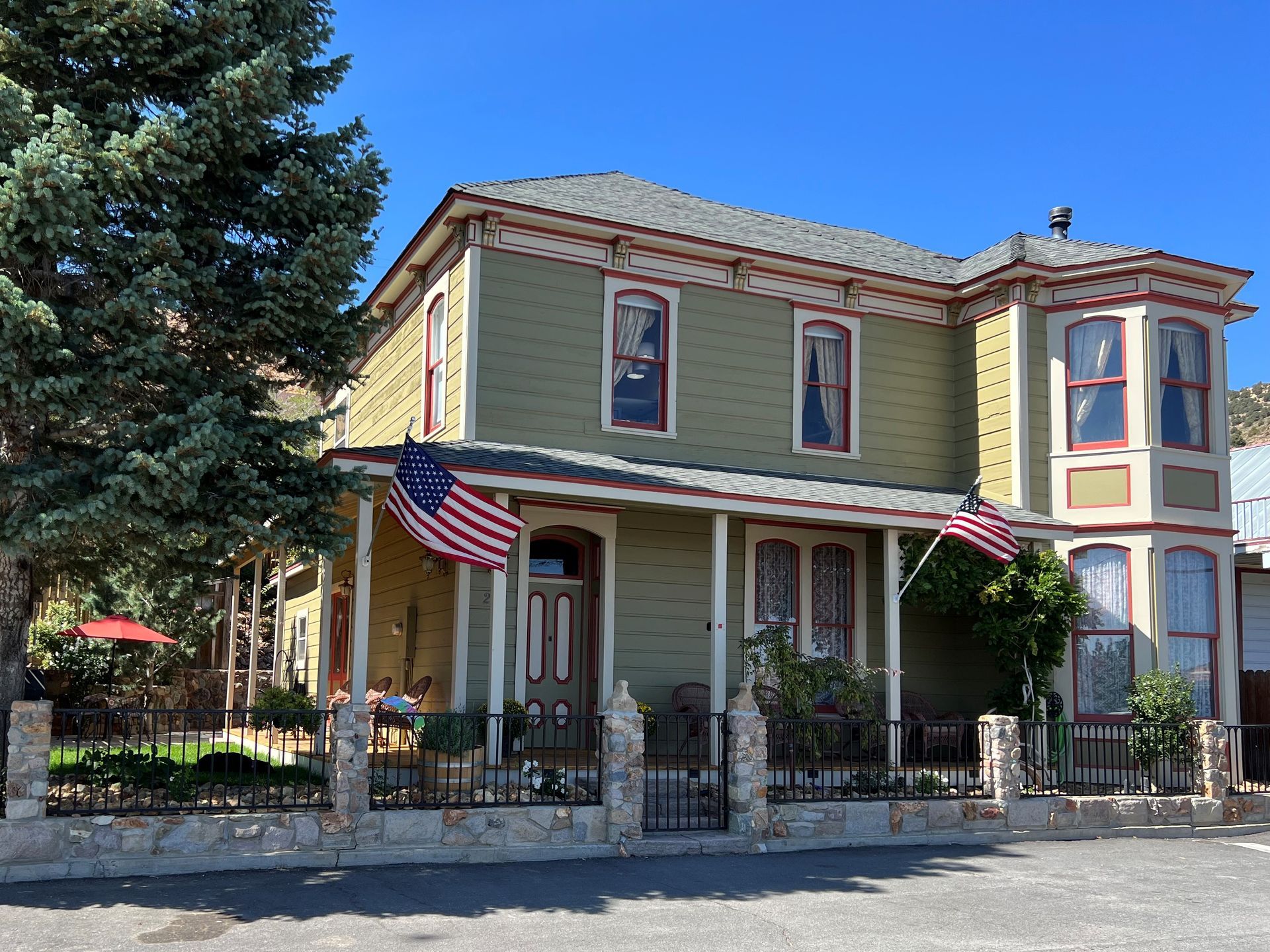 Exterior of the B and B