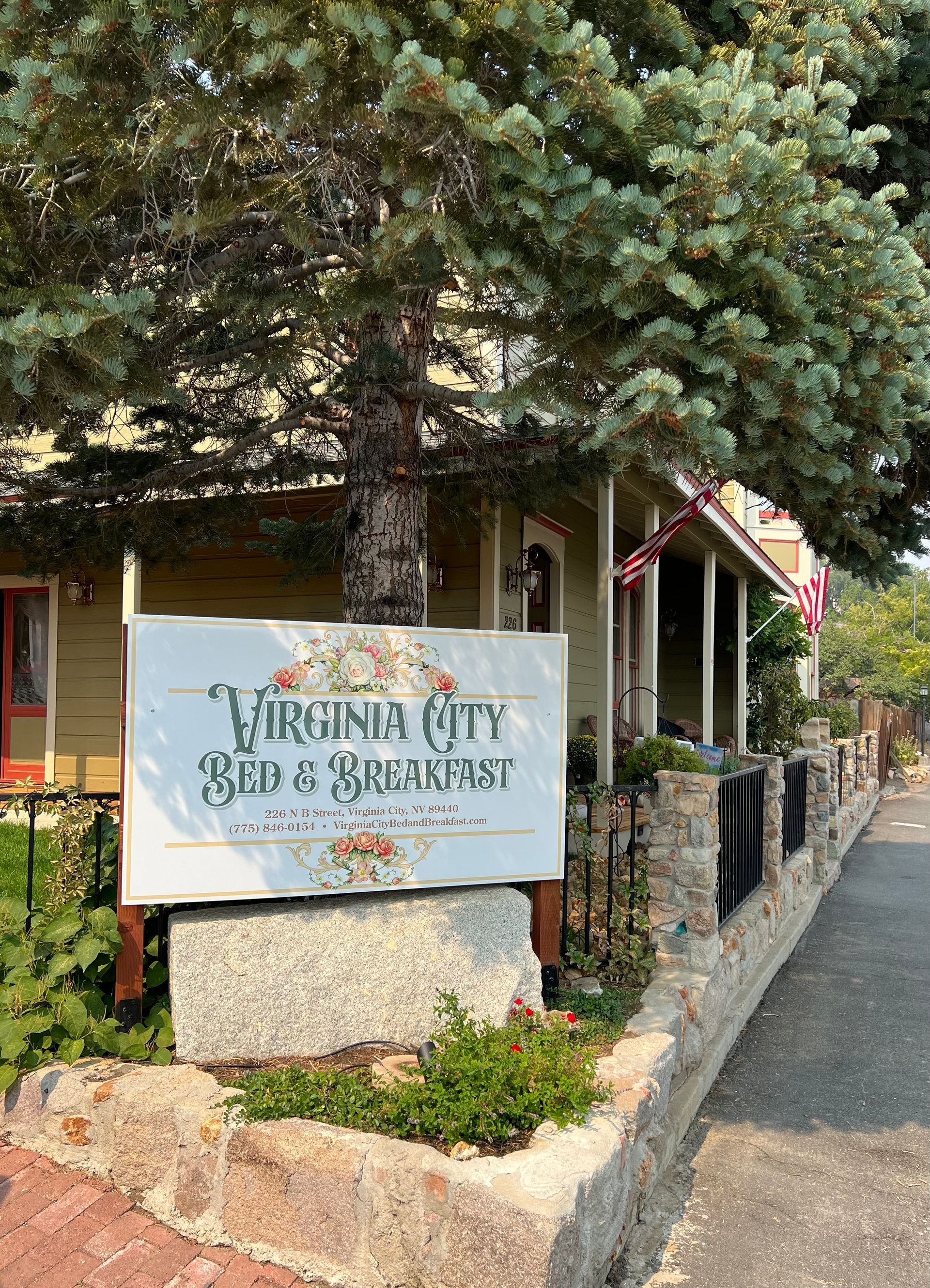 Virginia City BnB Sign