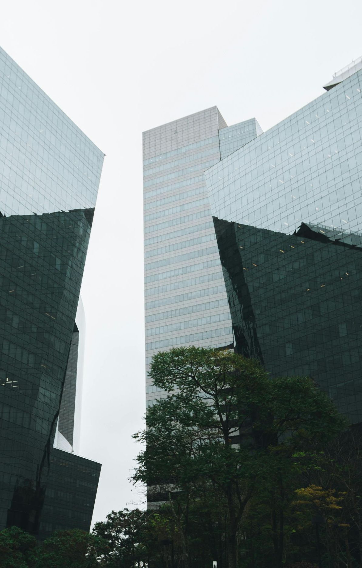 City skyscrapers