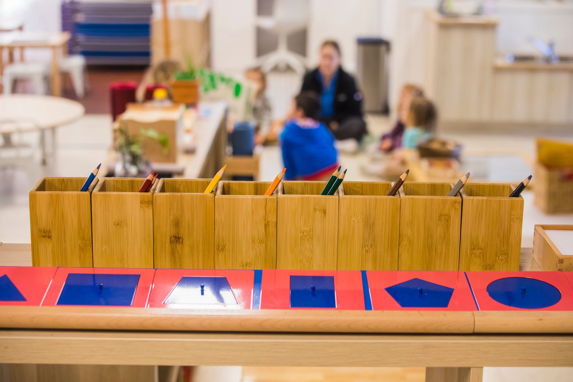 Happy kindy children painting -The Gap childcare