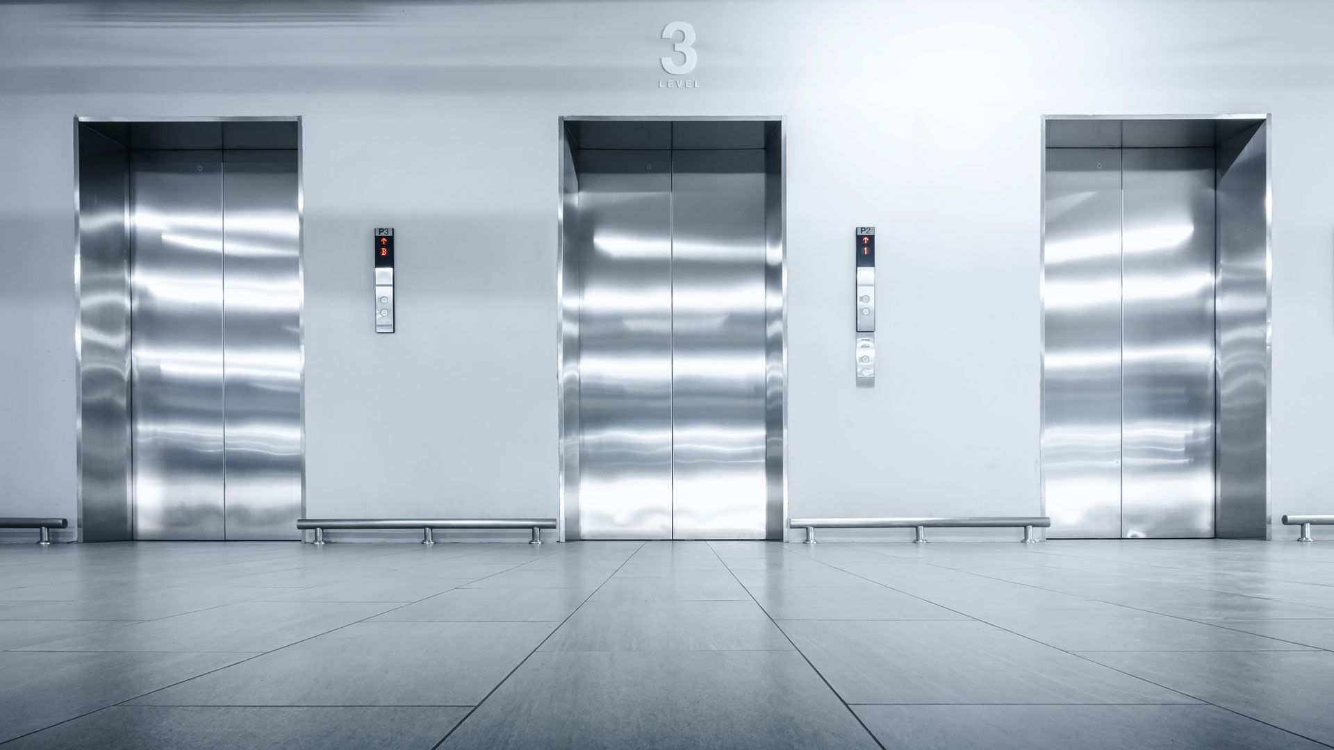 Elevators | Dickinson, TX | Dynamic Elevators Inc Commercial Building Elevator lobby located in Houston Tx.