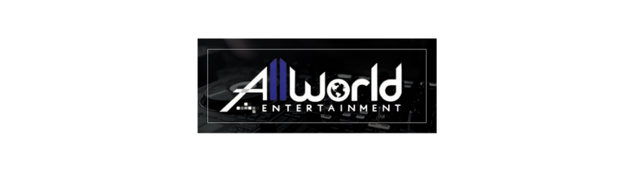 All World Entertainment logo in white text on a black background