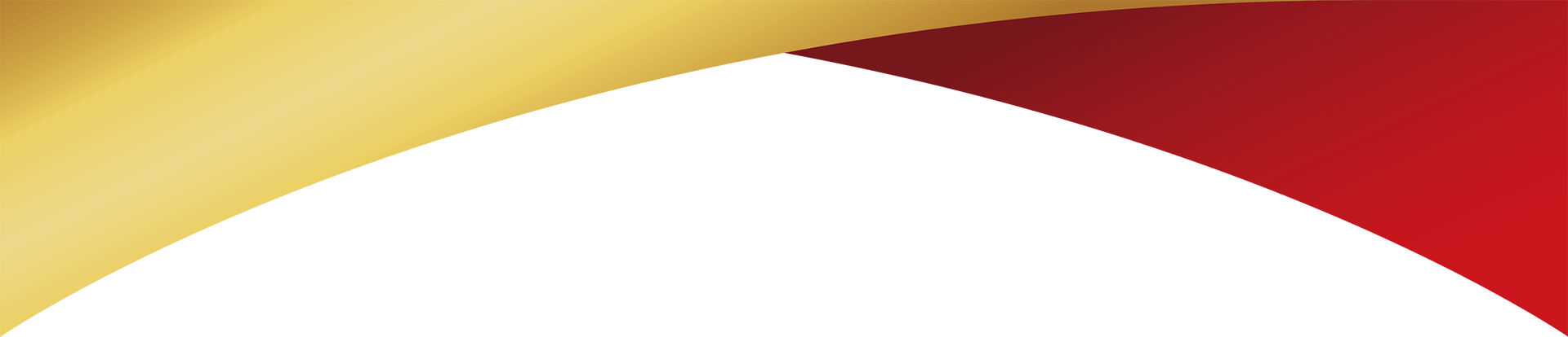 Gold and red curved abstract design.