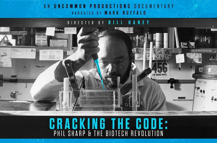 photo of Phill Sharp in a lab working
