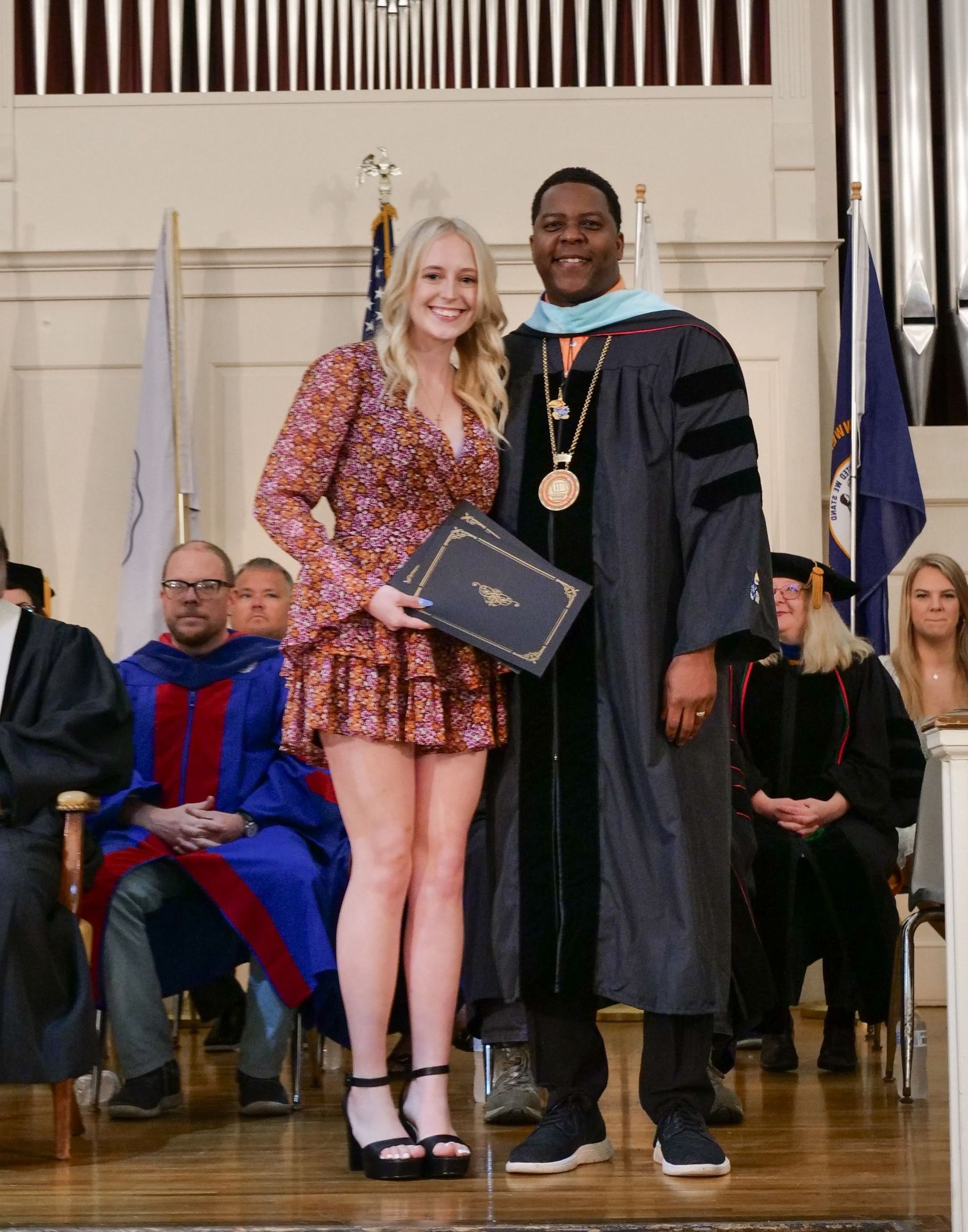Reagan Nantz and Dr. DJ Washington.