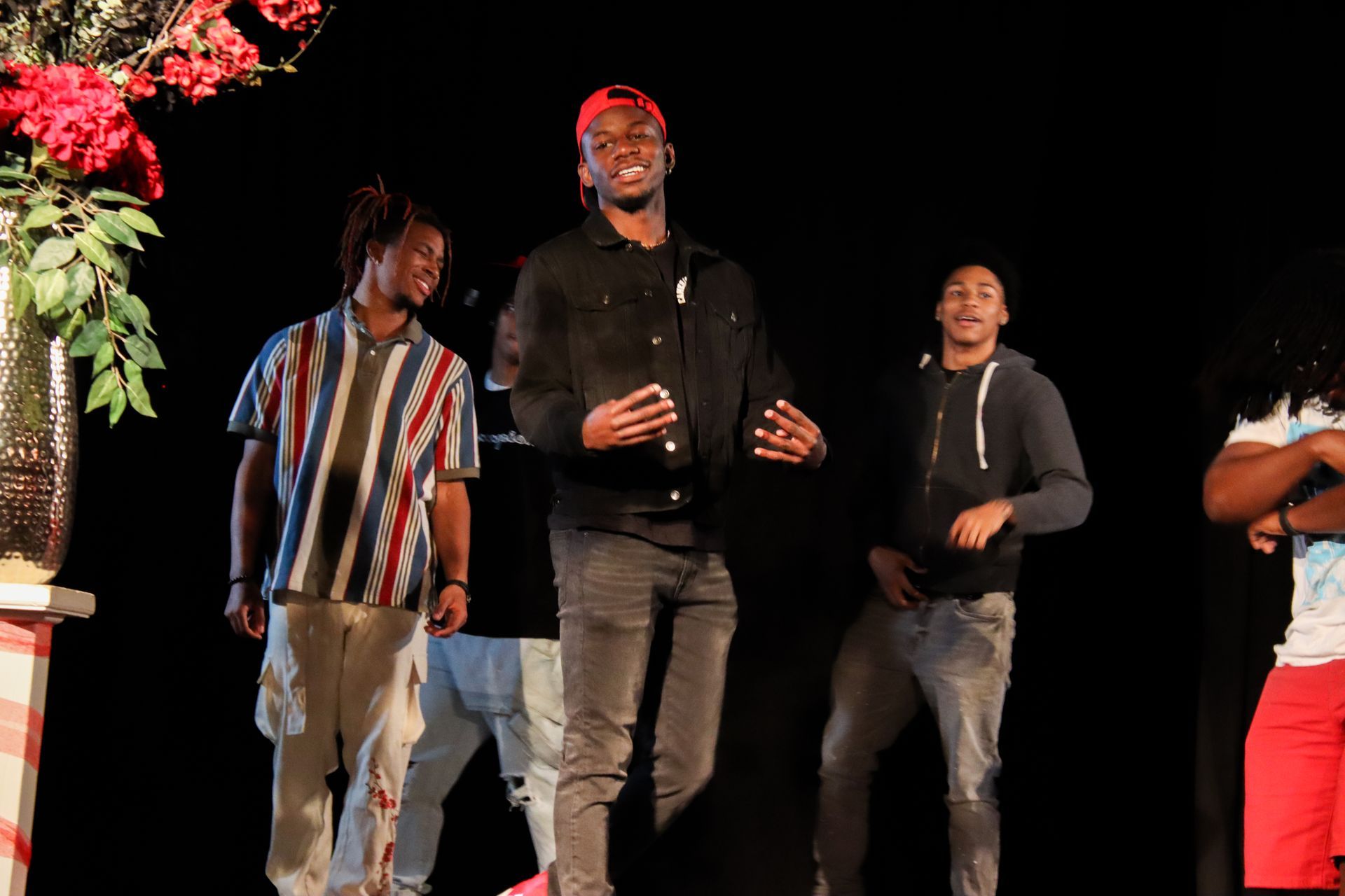 Mr. BSU contestants on stage.