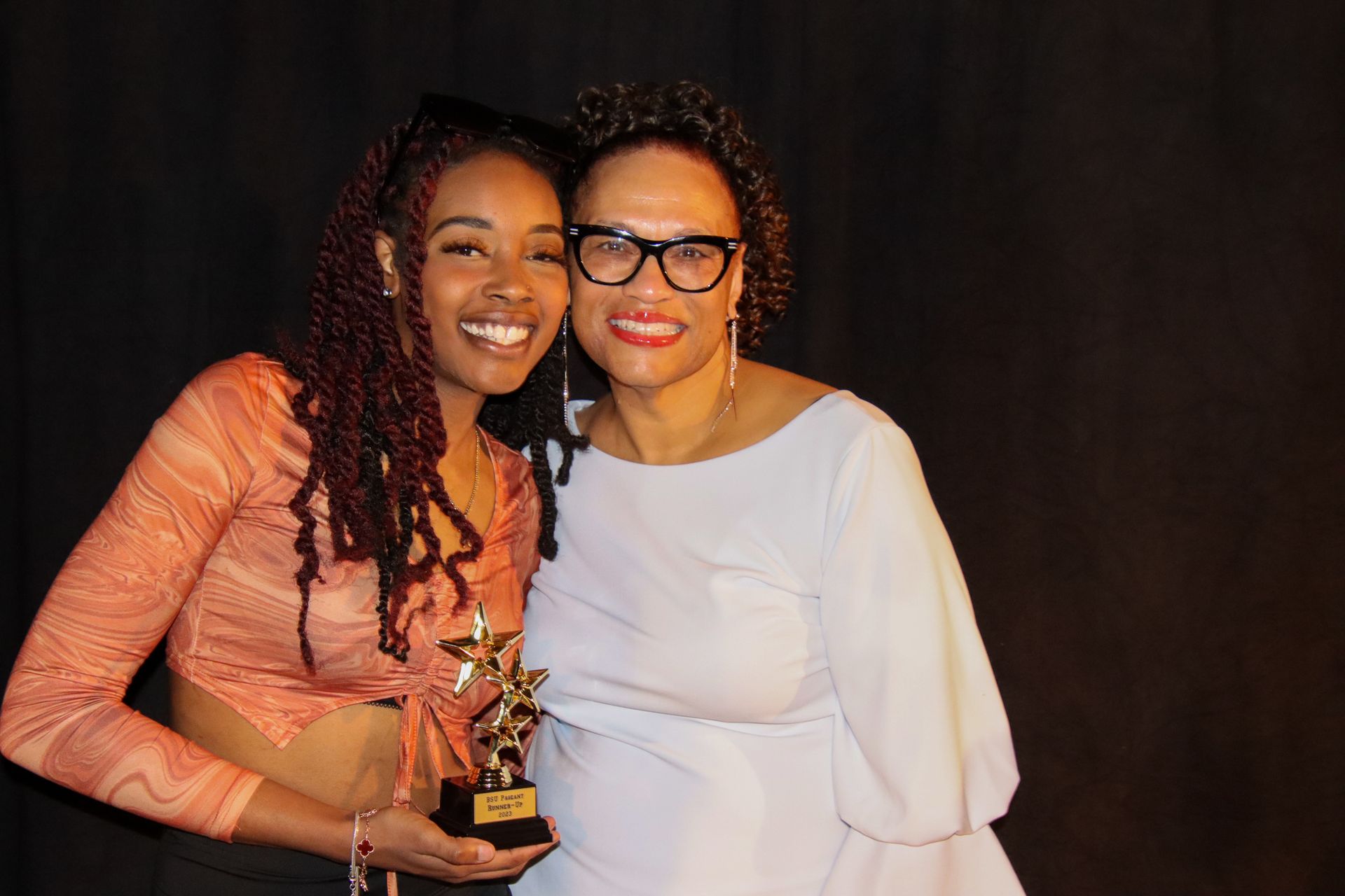 Anaia Singleton and Dr. Karen Wright.