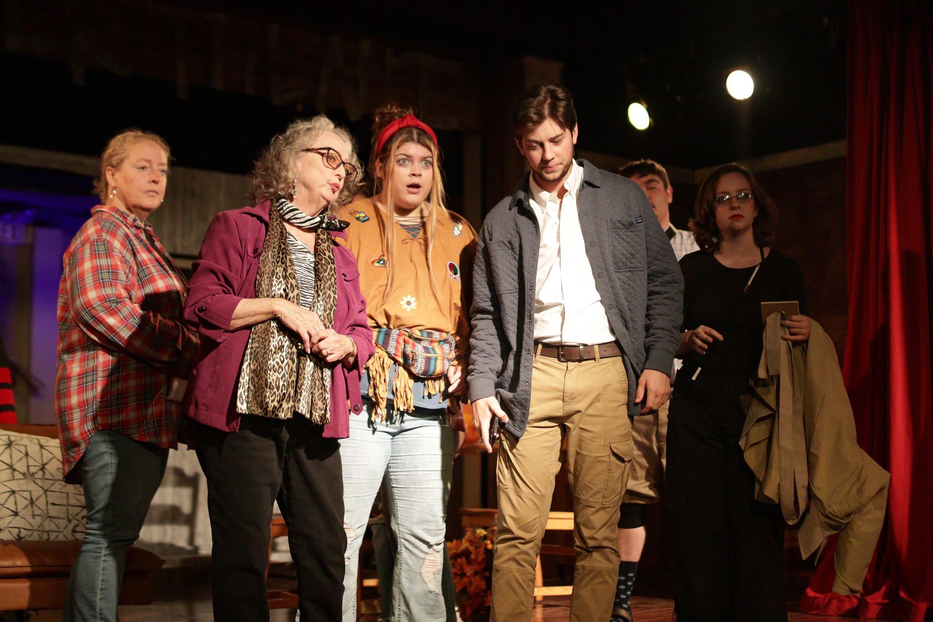 actors run through their upcoming play