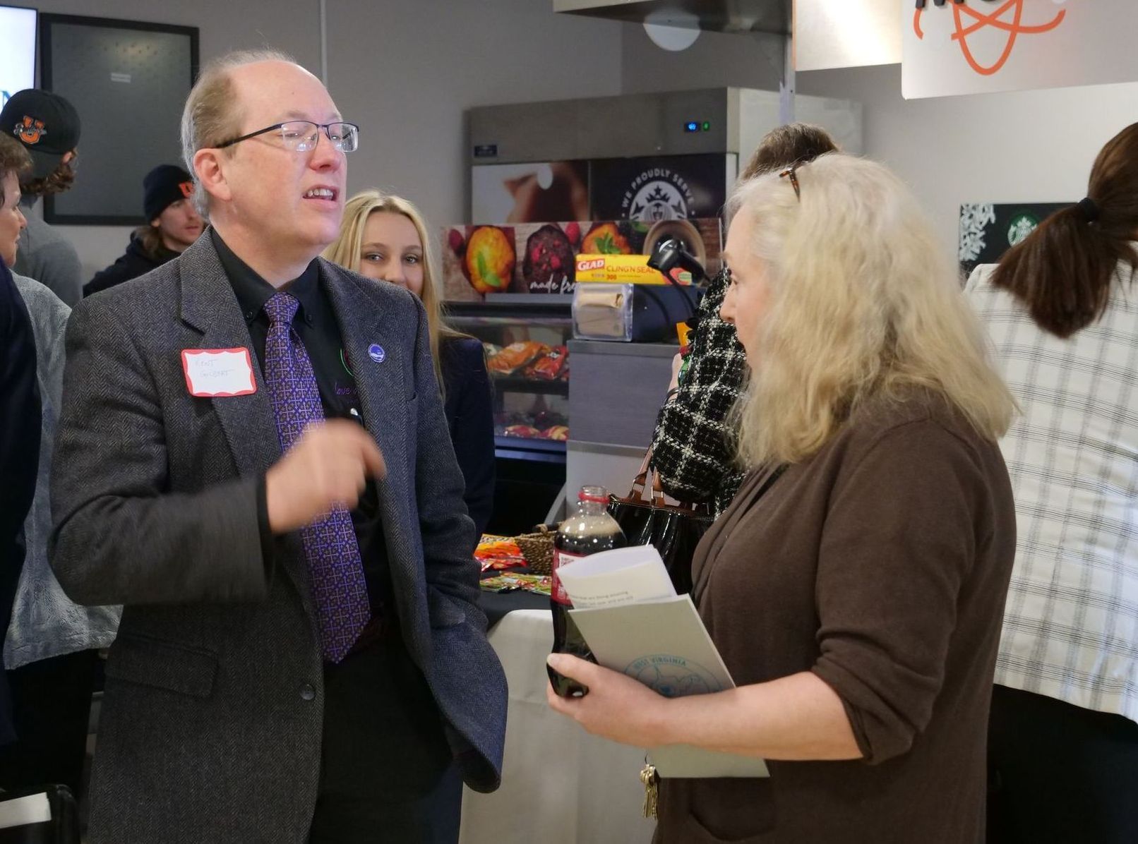Rev. Kent Gilbert and Dr. Kathy Blaydes-Walczak.