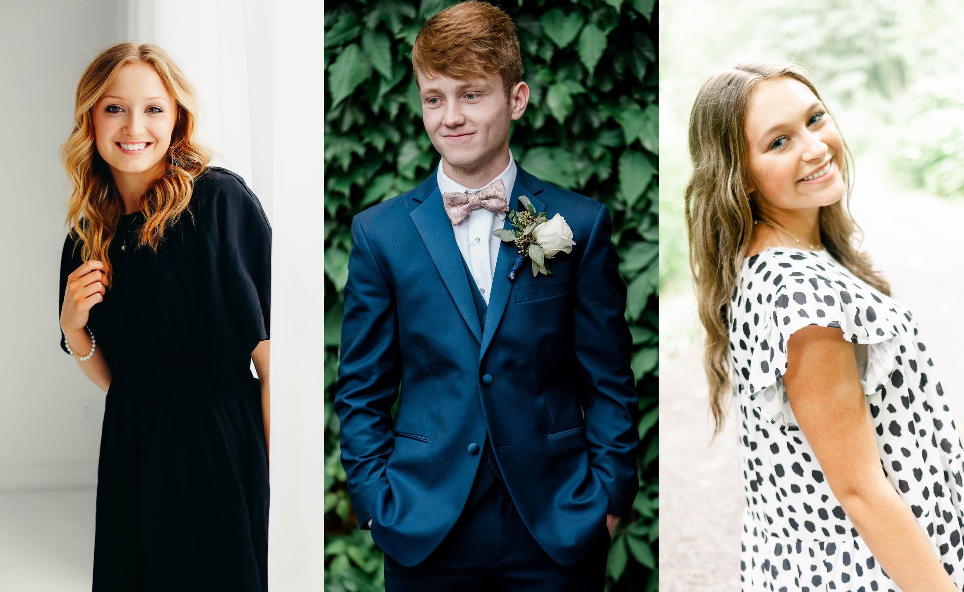 Hannah Baker, Ethan Heck, and Laurel Nolan.