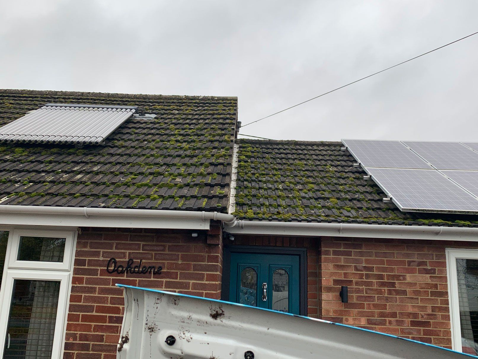 Before Soft Roof Cleaning
