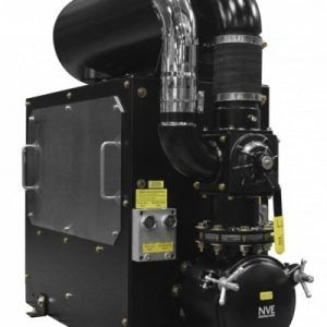A black machine with the word nve on it