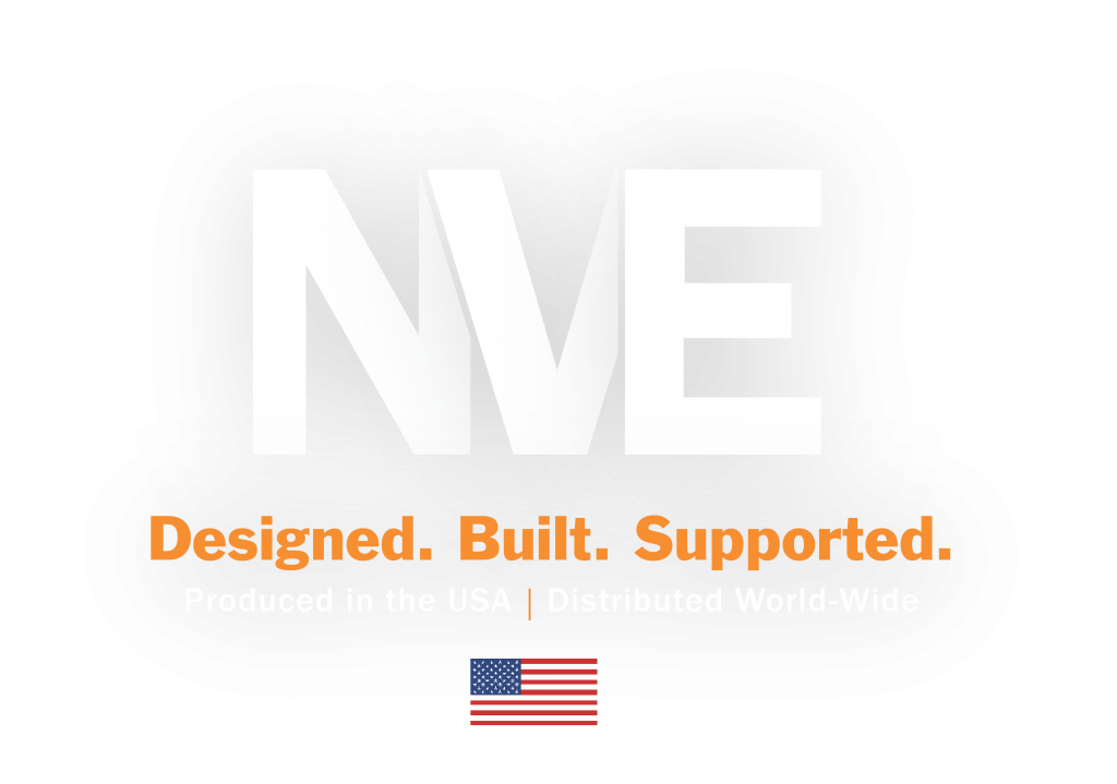 The nve logo is designed , built , and supported in the usa.
