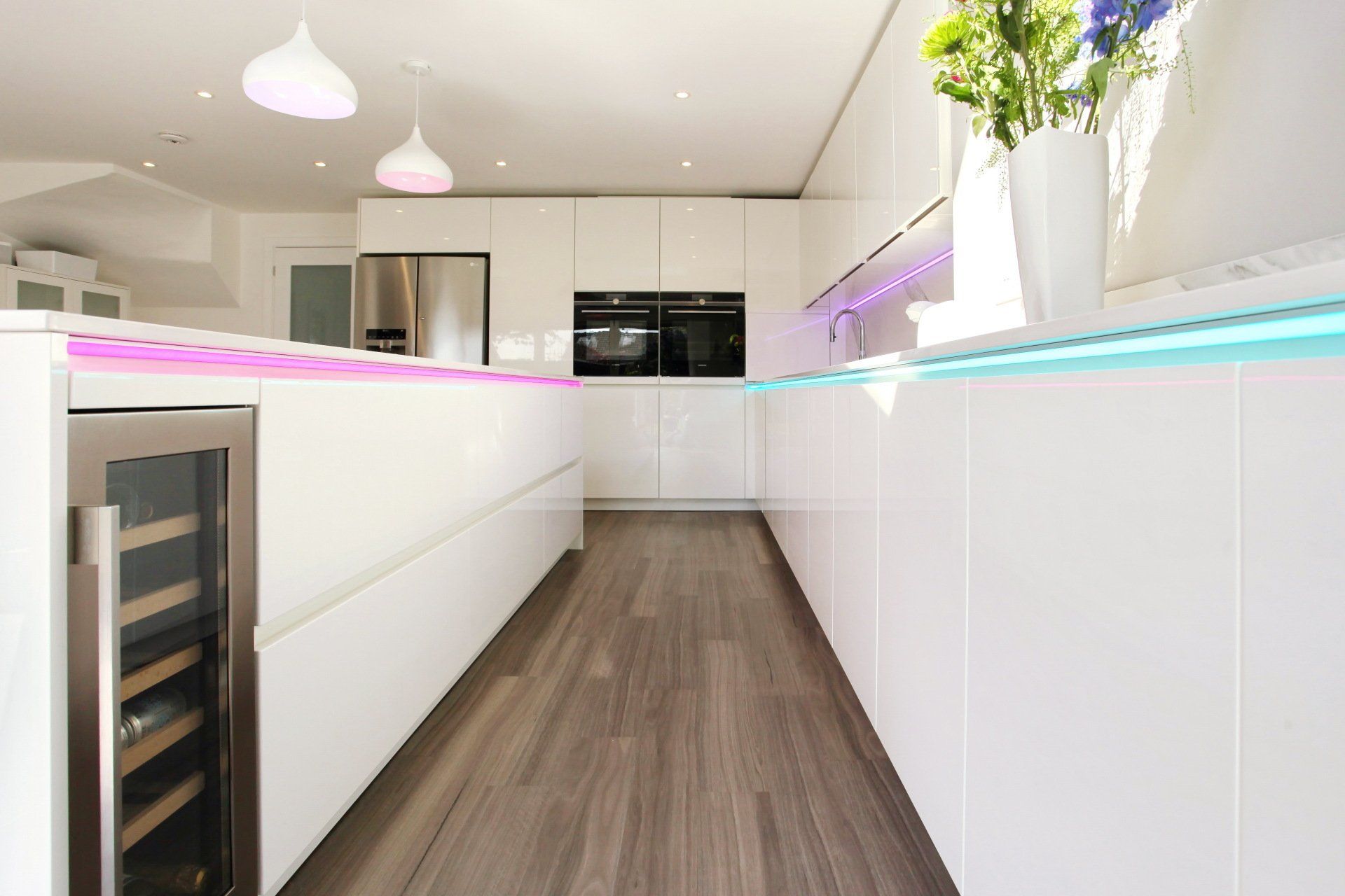 Accent lighting in a kitchen by exact