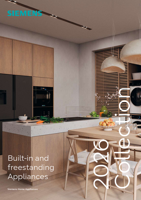 Front cover of Siemens 2026 collection brochure