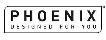 Logo for Phoenix, with the tagline 