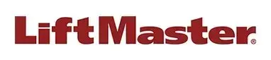 LiftMaster logo in red text with a black underline